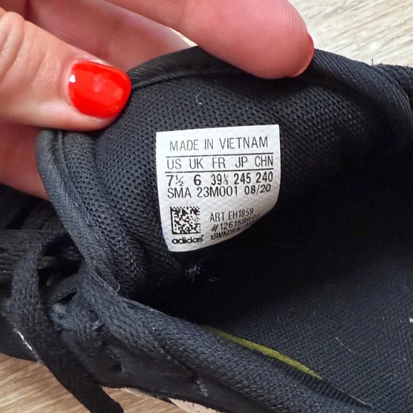 Adidas Black and White Athletic Shoes - Picture 4 of 4